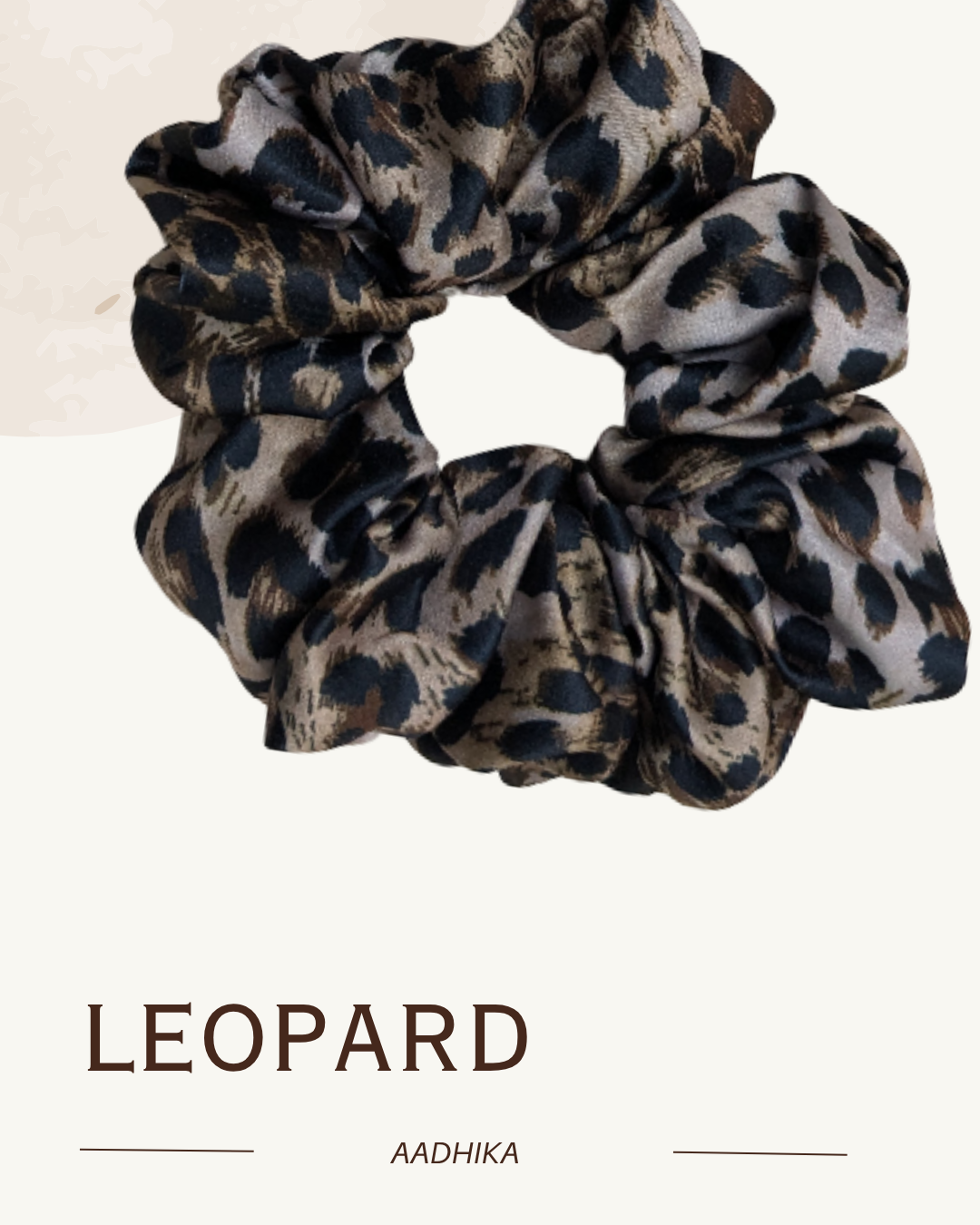 Set of 2 Leopard Scrunchies