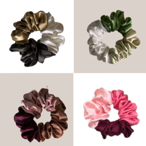 Set of 4 Large Scrunchies