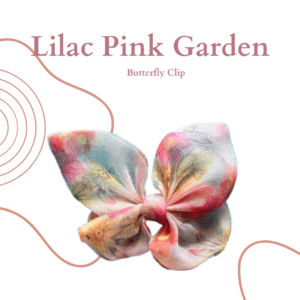 Set of 4 Lilac Pink Scrunchies