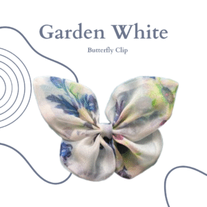 Set of 4 Garden White Clips