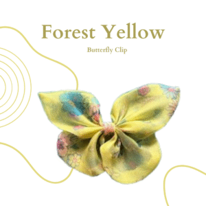 Set of 4 Forest Yellow Clips